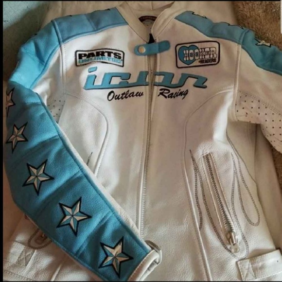 Matching icon helmet and jacket - Picture 2 of 3